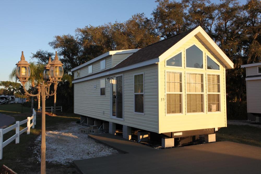 One-Bedroom Double Loft Park Model Cabin interior
